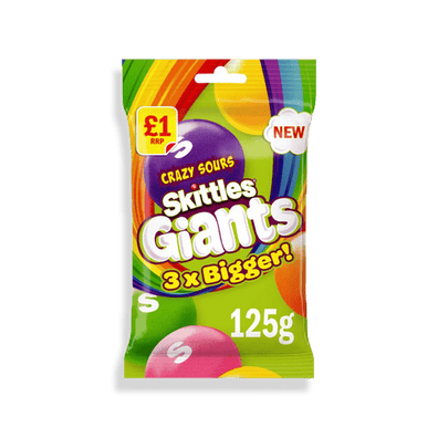 Skittles Giants Crazy Sours UK